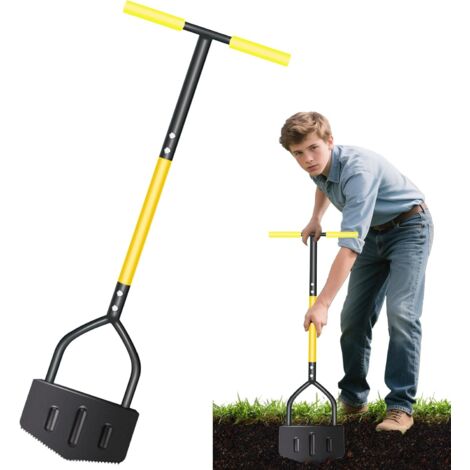 Outil à Bordures de Jardin,Coupe-Bordures Manuel à Dents de Scie - Accessoire Robustepour Nettoyage avec Manche Confortable pour Marches Cour Allées