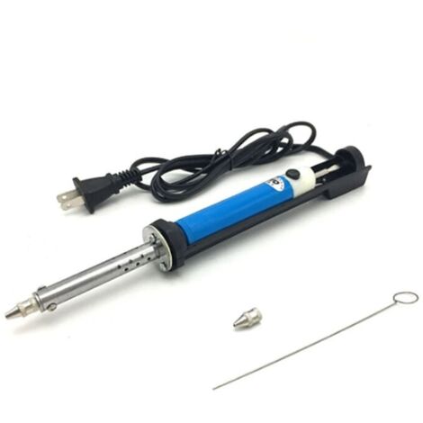 Outil à dessouder en Plastique, 40W 2 en 1 Fer à souder électrique Ventouse en étain Forte Aspiration Outil de soudage à dessouder(EU Plug)-LIAIKI