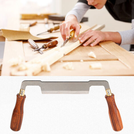 Outil à écorcer multifonctionnel en acier rapide avec poignée antidérapante confortable et manche ergonomique pour le travail du bois.
