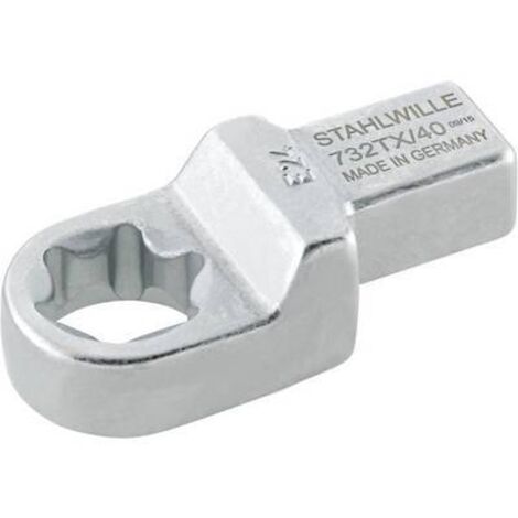 Outil à emmancher 732TX/40 E 24 ouverture de clé E24 14 x 18 mm acier allié au c