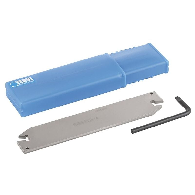 Fervi - Outil a lame de coupe externe pour tour a metaux 26 - 3 mm sgih26/3