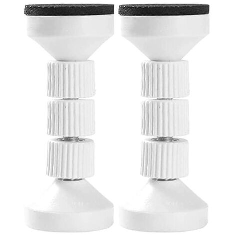 Outil anti-vibrations pour cadre de lit fileté réglable (2 pièces blanches)