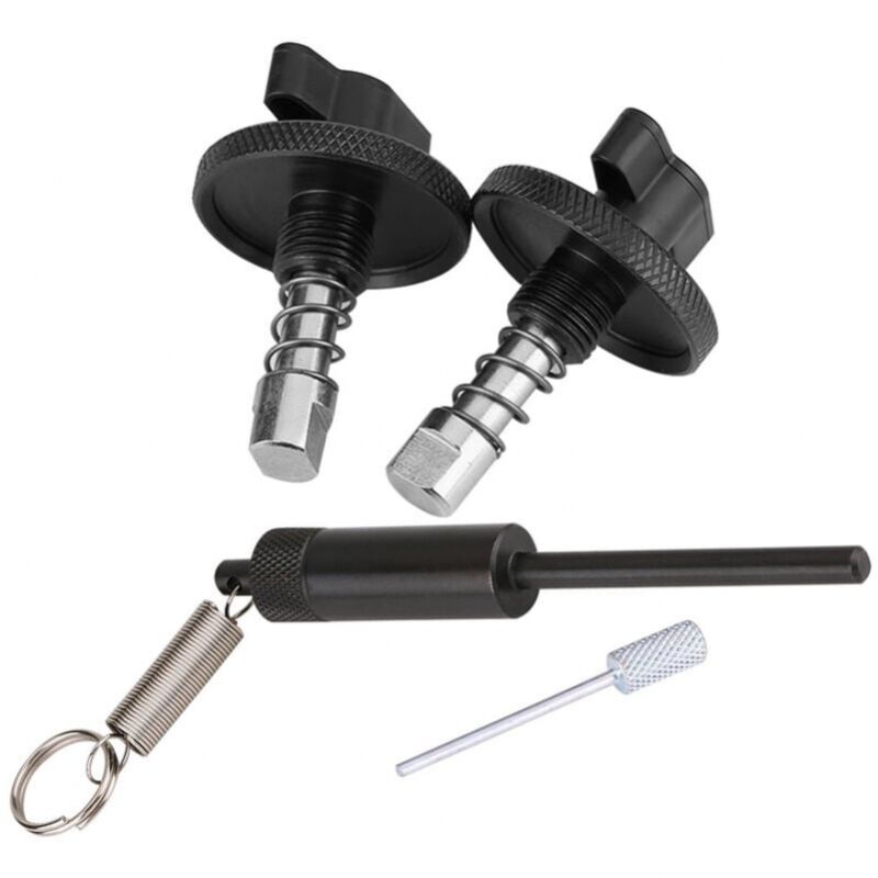 Cyslmuk - Kit de goupilles de chaîne d'outils 1.3L hdi, kit d'outils de verrouillage, outil d'arbre à cames 4 pièces (avec boîte de rangement) pour