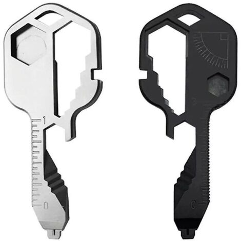 outil Cl Multifonction  Outil Cl Extrieur  Ouvre-bouteille En Acier Inoxydable 24 En 1  Mini Cl Portable  Utilis Pour Les Outils De Ligne De C