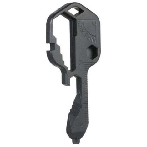 Outil Clé Multifonction 24 en 2 Extérieur Portable Mini Ouvre-Bouteille en Acier Inoxydable Pour Ligne de Coupe, Ouvre-Boîte, etc. (noir)