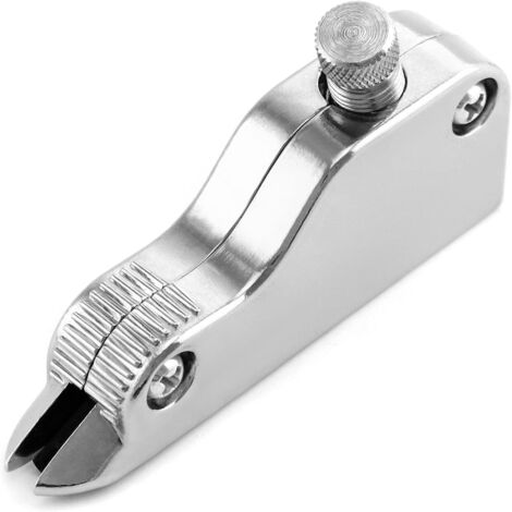 Outil d'artisanat du cuir Outil de gouge en V en métal réglable pour les coins de boîte de plis de maroquinerie