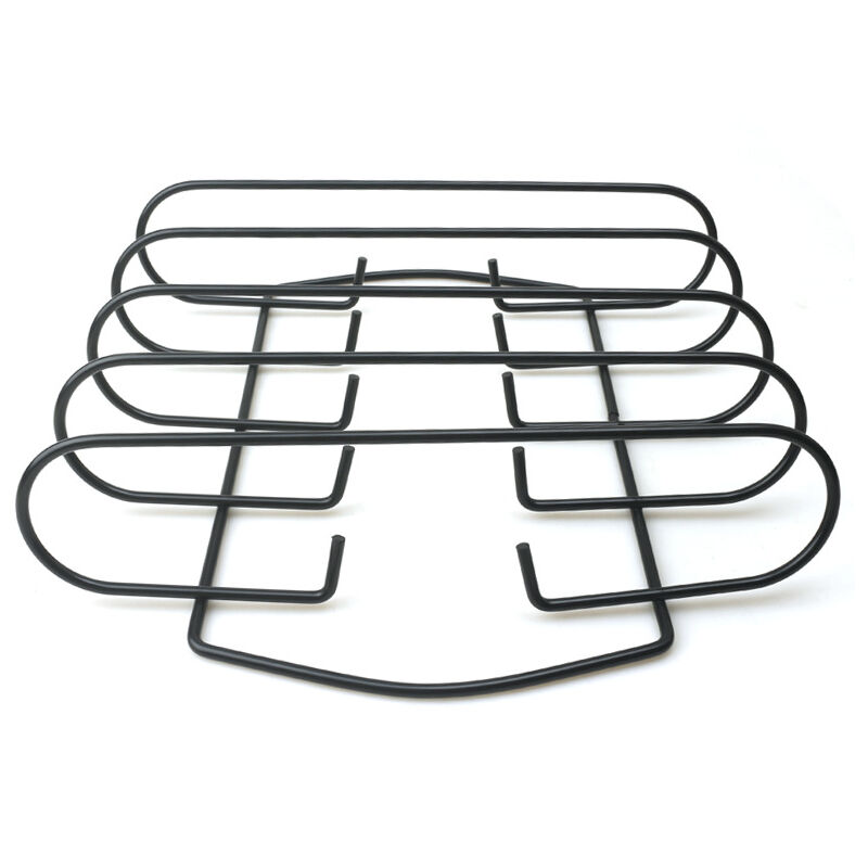 Outil de barbecue extérieur, grille de côtelettes d'agneau portable, gril antiadhésif pour la Cour, 28,2x29x7,3 cm