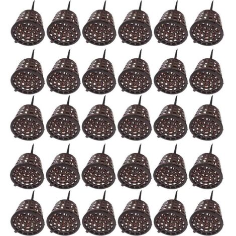 Outil De Bonsaï avec Couvercle, Bonsaï avec Couvercle Boîte D'engrais, 30 pcs Boîte Engrais Organique Epandeur Plastique pour Panier Rangement pour Plantes en Pot