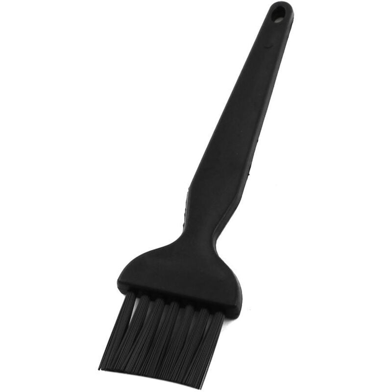 Outil de brosse de nettoyage de poignée en plastique antistatique de carte pcb droite noire esd