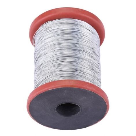 outil de cadre de ruche 1 rouleau 500g en acier inoxydable / fil de fer pour outil de cadres de ruche apicole (fil de fer)