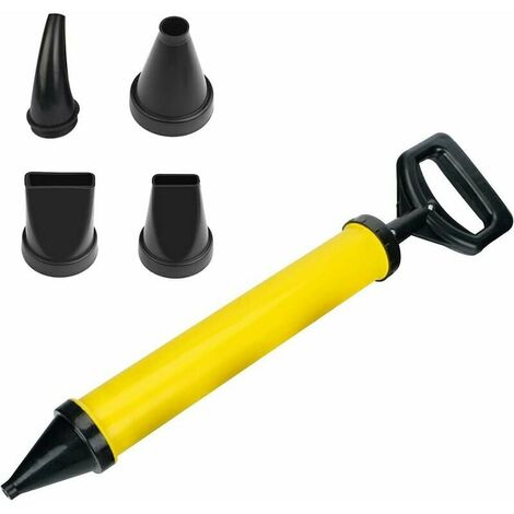 Outil de Calfeutrage de Ciment Ensemble de Pompe à Ciment Jointoiement Gunswith Buse Kit de Pulvérisateur de Mortier pour Brique de Pavage de Patio à La Chaux
