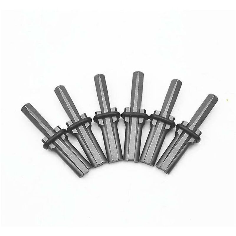 GABRIELLE Outil de carrière de coin de fendage de pierre coin de carrière de burin 3 en 1-16mm, 6pcs