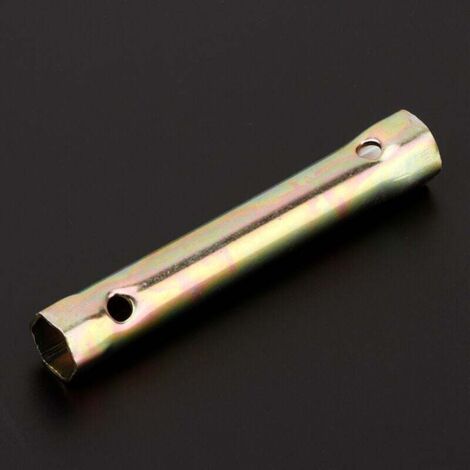 Outil de clé d'allumage 16 / 18mm, clé à douille de bougie d'allumage en métal, portable léger 130mm pour bougie d'allumage de démontage de moto