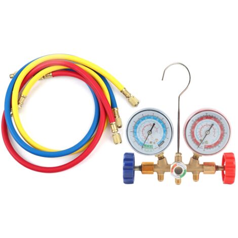 Outil de climatisation réfrigérant, kit de jauge de collecteur AC, large application économique pour R502 R-12 R-22