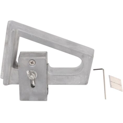 Outil de Construction de sol en plastique PVC, coupe-bordure en alliage d'aluminium, couteau de sol à bord droit