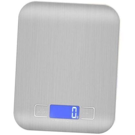 Outil de Cuisine : Balance Numérique en Acier Inoxydable 5 Kg/1G Alimentaire Portable Facile à Utiliser