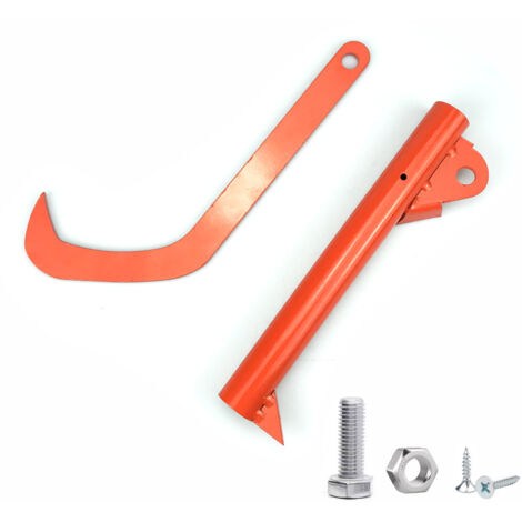 Outil de débardage et d'abattage de grumes, rouge, 1 pièce, outil de coupe de grumes, rouleau à grumes, rampe de débardage en acier au carbone