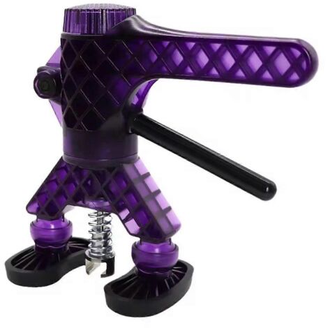 Outil de débosselage sans peinture pour carrosserie automobile - Pince à colle violette