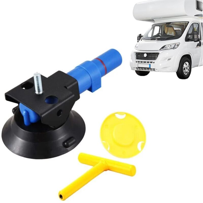 Outil de réparation de bosses sans peinture de type T, support à ventouse à pompe manuelle, outil d'extraction de bosses robuste de 3 pouces pour