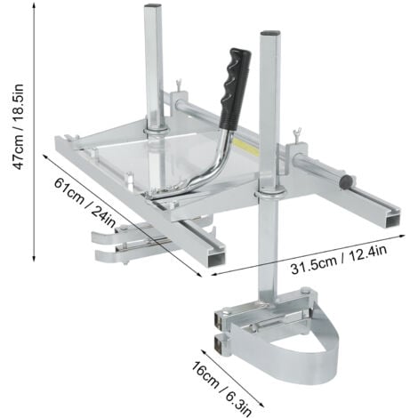 Outil de découpe à la tronçonneuse à la tronçonneuse de la tronçonneuse de tronçonneuse en aluminium portable