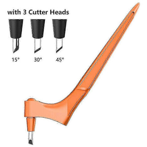 Outil de découpe Gyro Cut Craft Tools en acier inoxydable, cutter gyroscopique à 360°, couteau de sécurité gyroscopique, outil de découpe artistique orange