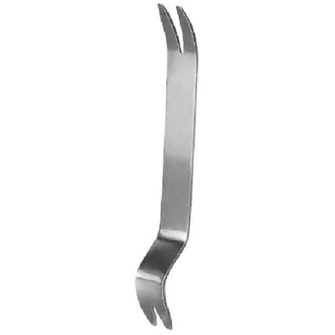 Outil de démontage de garniture de porte, de panneau, de tableau de bord ou d'autoradio en métal de 18 cm - Accessoires pour clé
