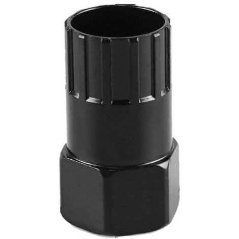 Outil de démontage de la bague de verrouillage du volant moteur de cassette de vélo (noir)