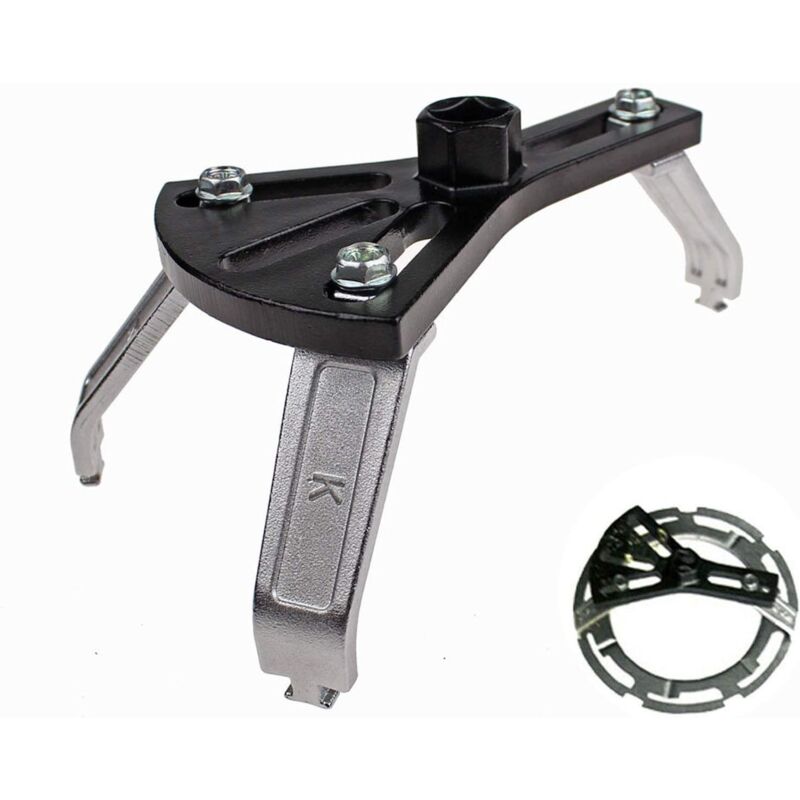 Outil de démontage de pompe à carburant universel, kit de réparation de réservoir de carburant, clé à anneau de verrouillage réglable de 5,31" à 7,17"