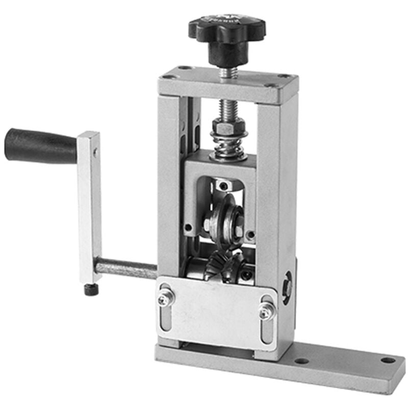 Outil de dénudage manuel de fil de ménage portable Machine à éplucher électrique de câble de 1 à 25 mm avec support de manivelle à utiliser avec une