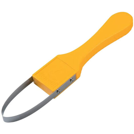 Outil de désherbage à la Main, désherbeur de Jardin en Acier Inoxydable, avec Outil de grattoir à poignée pour désherbeurs manuels de Jardin pour Le Jardinage et Les travaux de Jardin，jaune