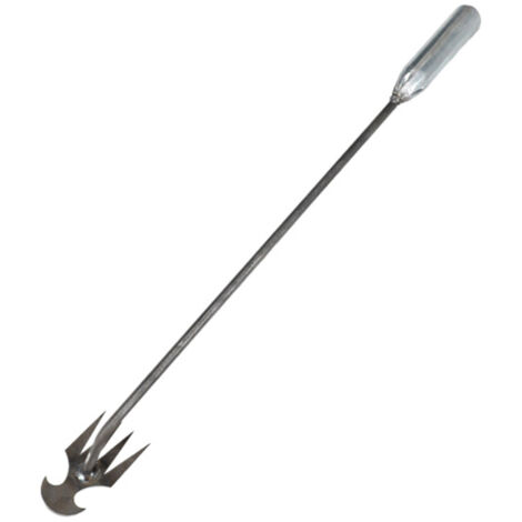 Outil de désherbage manuel multifonctionnel, matériel de plantation pour jardin, blanc, long.