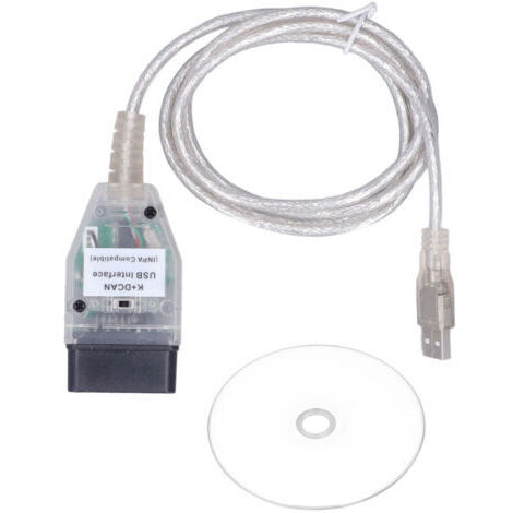 Outil de diagnostic automobile K+DCAN OBD2, interface USB avec commutateur de remplacement pour série 1 E81 E82 E83 E87 E88 2004-2011