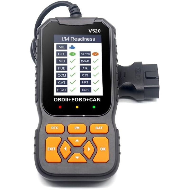 Outil de diagnostic automobile OBD2 V520 - Effacement des codes défauts - Diagnostic moteur - Impression cloud - 10 langues prises en charge