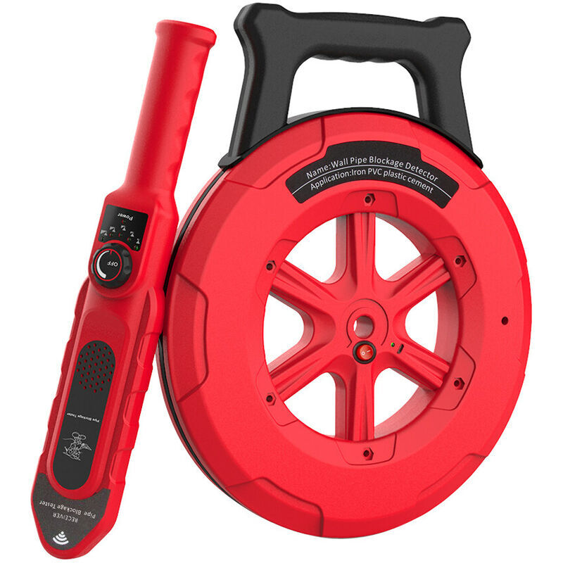 Outil de diagnostic de blocage de tuyaux Scanner Plombiers Blocage de pipeline Instrument de localisation de colmatage