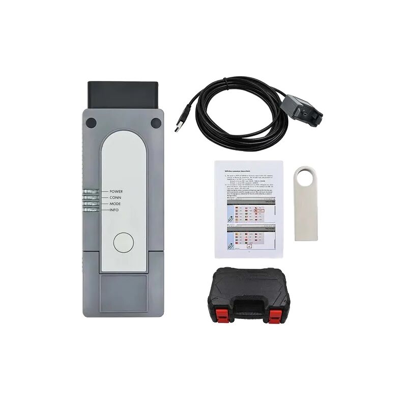 Outil de diagnostic de voiture, DoIP CAN FD, pas besoin de pilote, avec boîte en plastique