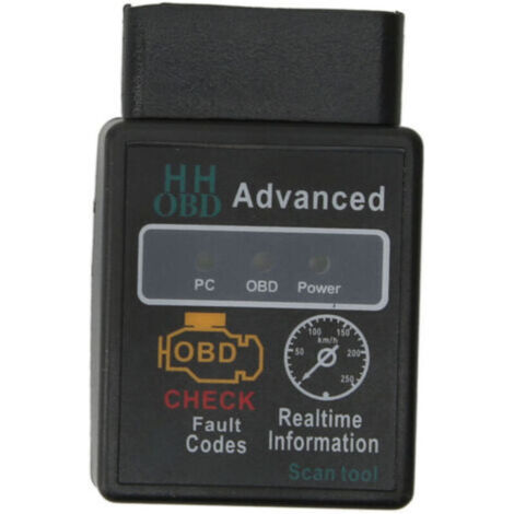 Outil de diagnostic de voiture OBD2, lecteur de codes d'erreur Bluetooth, détection de pression de carburant, lecture des défauts, HH OBD V2.1-Crezuo
