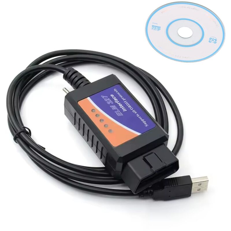 Zoternen - Outil de diagnostic, outil de diagnostic automobile pour ELM327 PIC18F25K80 ftdi avec prise en charge cd, protocole OBD2 de remplacement