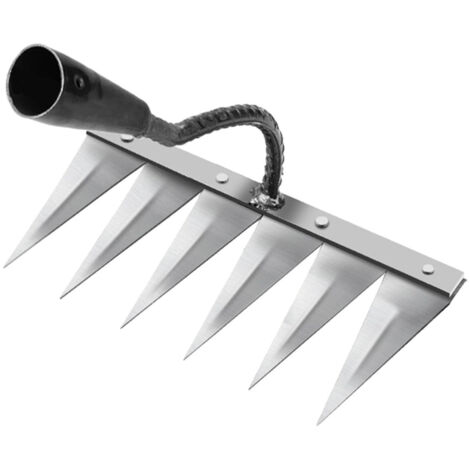 Outil de dsherbage outil en acier 6 dents