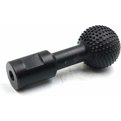 Outil De Gravure De Rainure en Bois Sphérique 10mm, Fraise Rotative Sphérique, Lime Rotative en Acier Sphérique pour Perceuse Meuleuse, Polissage Et Gravure, Noir