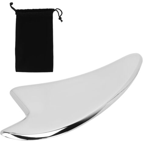 Outil de Gua Sha en Acier Inoxydable pour Massage des Jambes, Pieds et Cou - Soulagement de la Fatigue