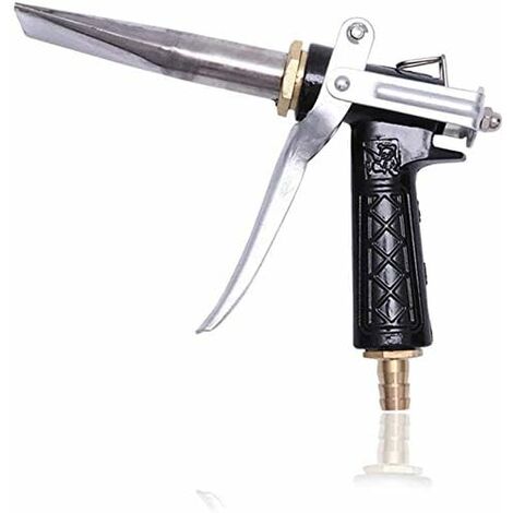 Outil de jardin Buse d'eau haute pression, tuyau d'arrosage Pistolet à eau en métal haute pression avec motif de pulvérisation à 8 voies pour plantes de jardin