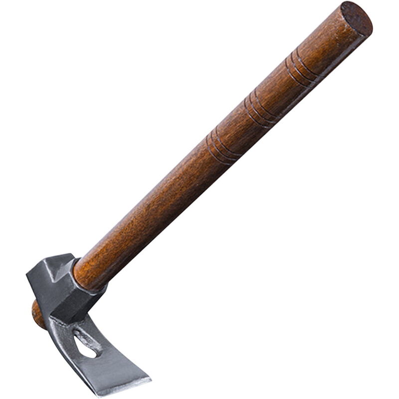 Feiyue - Outil de jardinage Houe à petite action, ameublissement du sol et désherbage, clous à frapper et à retirer, outil de jardinage à long manche