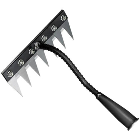 Outil de jardinage pour ameublir la terre, 7 dents