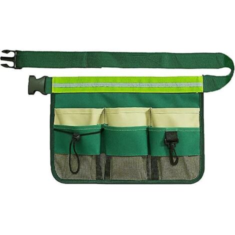 outil De Jardinage Sac De Taille De Jardin (vert), Sac Suspendu Sac Outils De Jardin, Ceinture De Jardin, Femmes Et Hommes Avec Poches Organisate