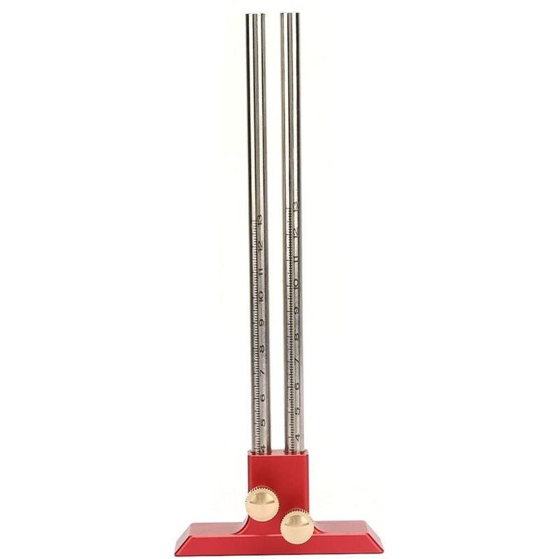 SNQ - Outil de jauge à mortaise pour Le marquage du Bois, outil de scribe en bois à double tête de règle de scripteur de menuiserie en acier