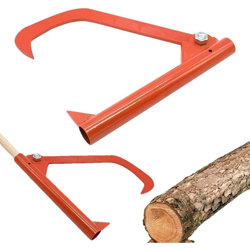 Houhence - Outil de journalisation du Bois Outils de journalisation, Outil d'exploitation forestière en bois, levier d'abattage en acier durable pour