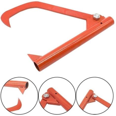 Outil de journalisation du Bois Outils de journalisation, Outil d'exploitation forestière en bois, levier d'abattage en acier durable pour terrasse, maison et bûcheron pour outil