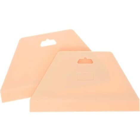 Outil de Lissage en Plastique 2 Pièces pour Papier Peint et Film Adhésif, Grattoir Plastique Rigide, Kit D’application pour Murs, Autocollants et Film Voiture, Bricolage Mural