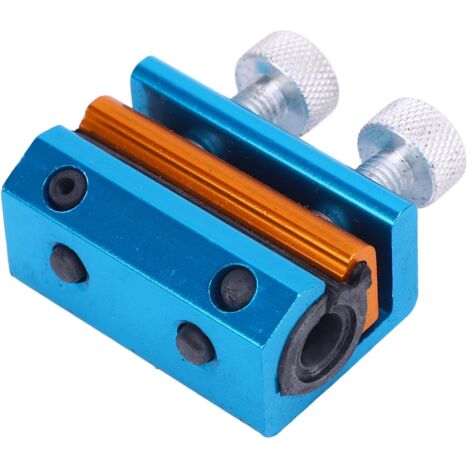 Outil de lubrification de câbles de moto, double huileur, câbles d'accélérateur d'embrayage en aluminium, lubrifiant pour ATV, Dirtbike, Scooter, vélo bleu