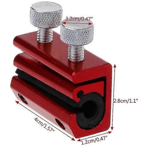 Outil de lubrification pour câbles en aluminium de moto, graisseur de câbles de frein, pièces de frein de moto pour le ravitaillement - Rouge